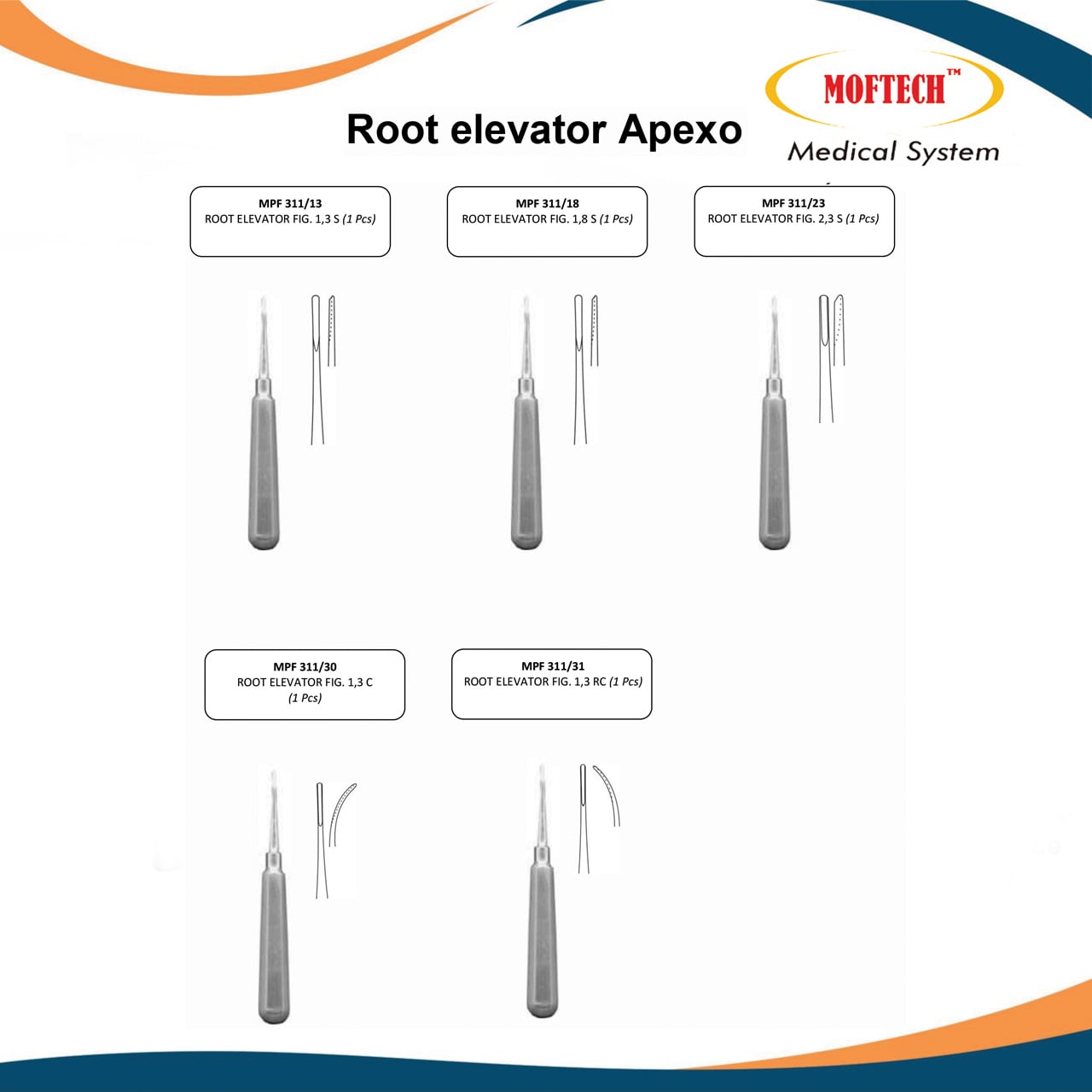 MOFTECH Root Elevator Apexo