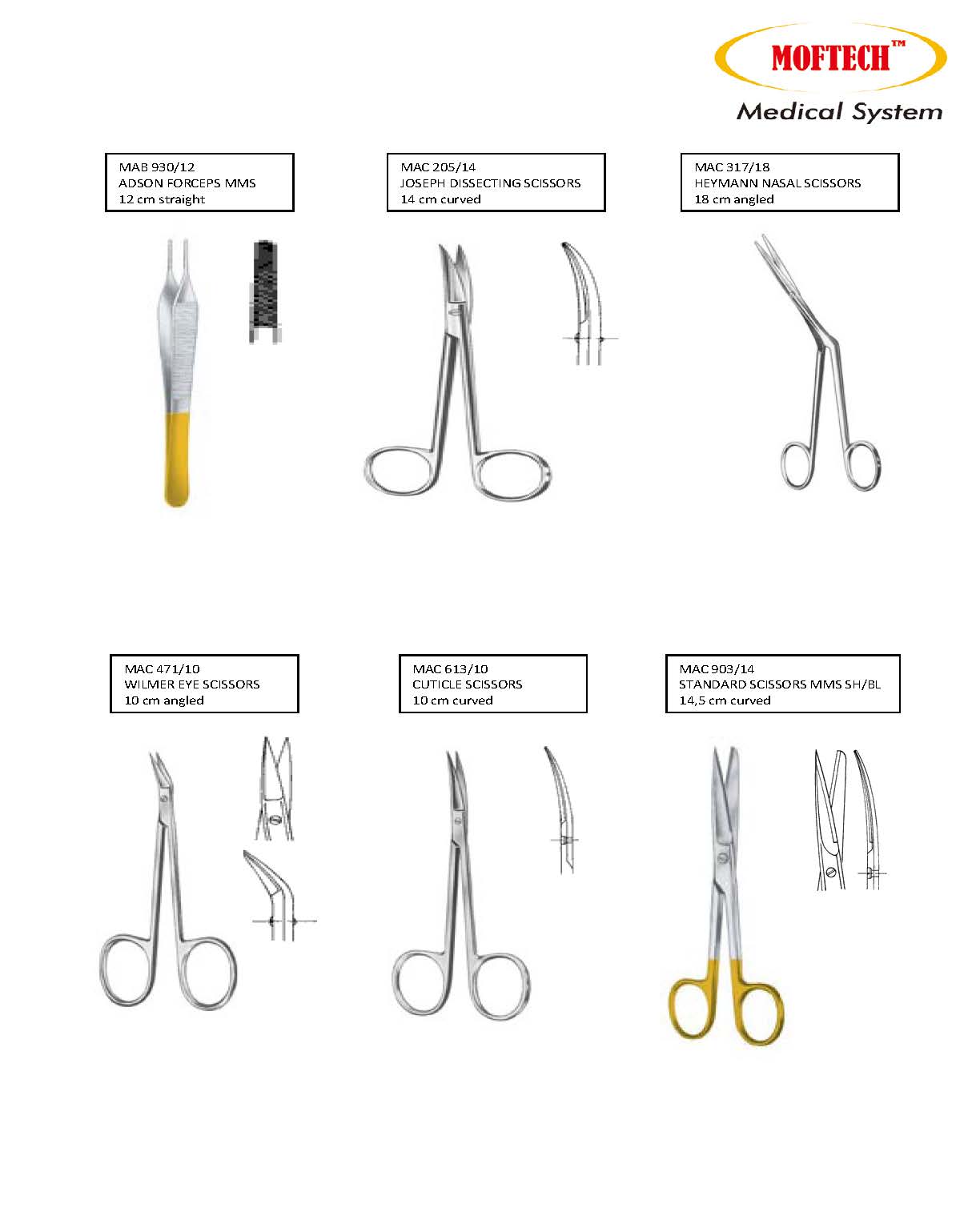 MOFTECH Rhinoplasty Basic Set