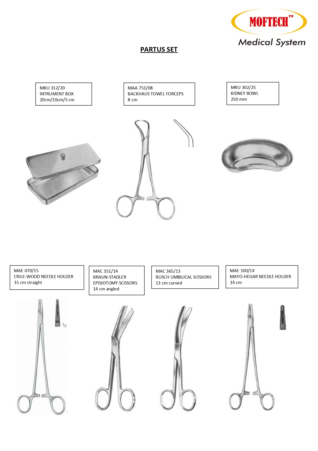 MOFTECH Partus Set