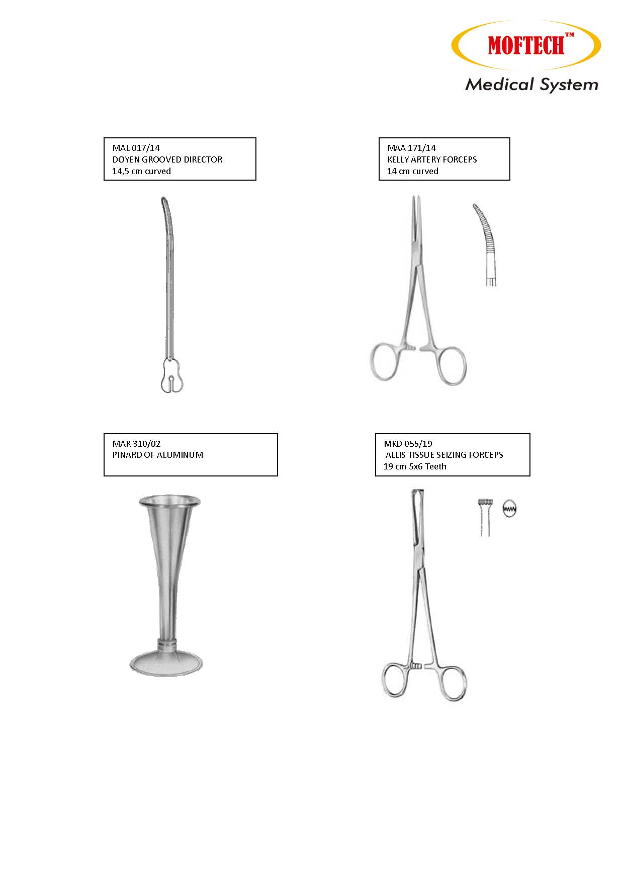 MOFTECH Gynecology Instrument Set
