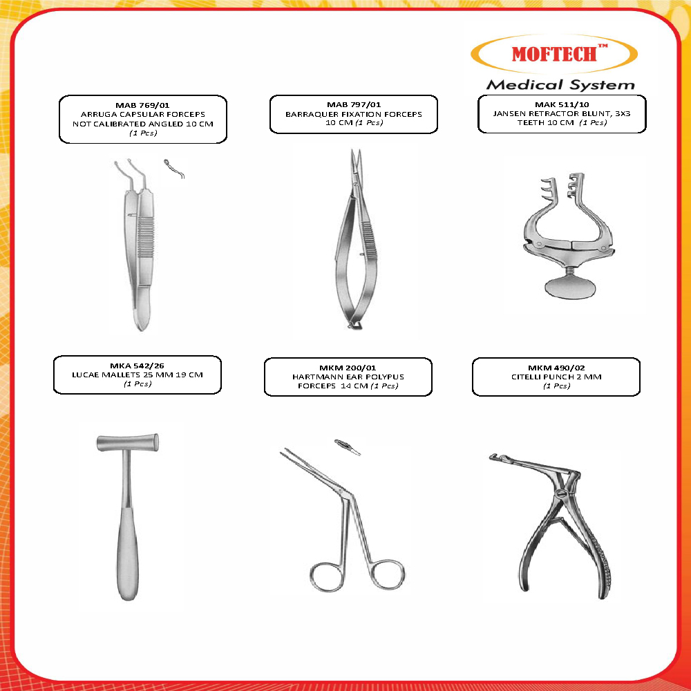 MOFTECH Optimalogy Surgery Instrument Set